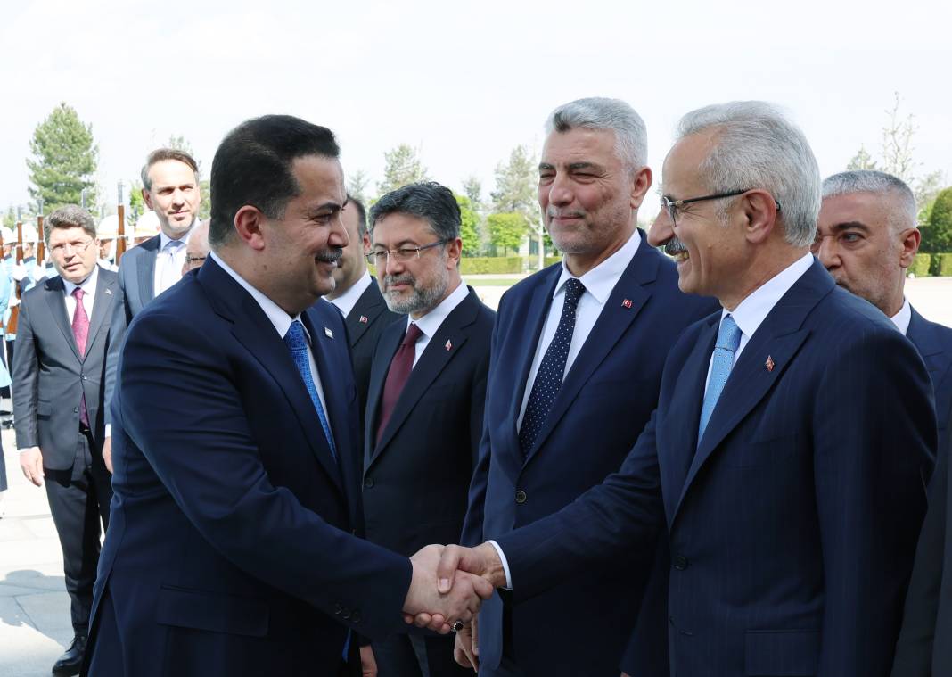 Irak Başbakanı Ankara’da! Külliye’de resmi tören: Sudani’den güç birliği mesajı... 4